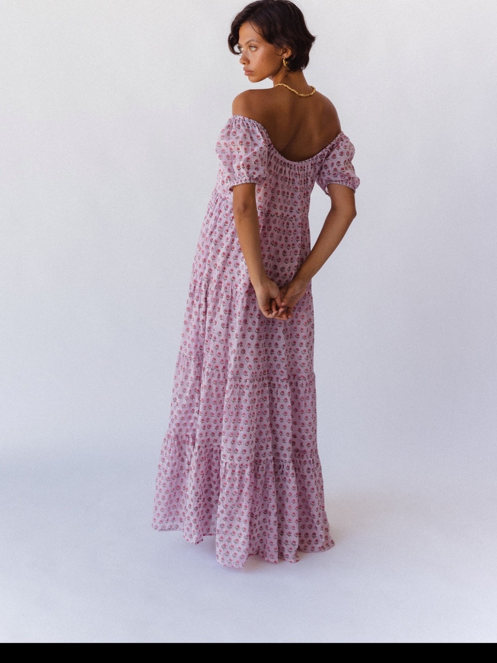 Daughters of India Sita Maxi Dress in Violet 🌷 - Picture 9 of 13